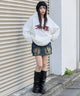 ホワイト　モデル：159cm M着用