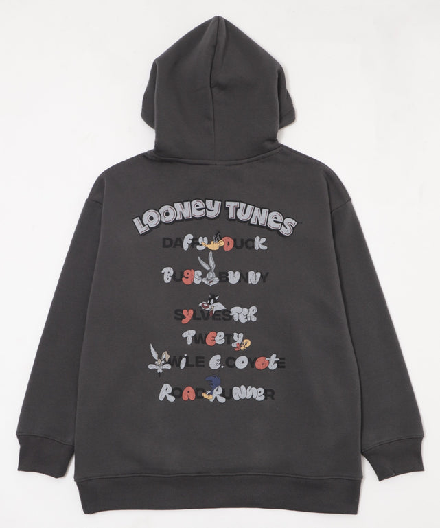 LOONEYTUNESグラフィックプルパーカー