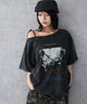 ２WAYグラフィックワンショルBIGT/柄11 モデル：159cm F着用