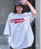 サガラワッペンロゴBIG　T（SS）/アッシュグレー モデル：159cm L着用