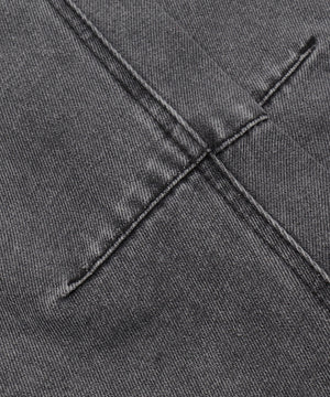 刺繍ロゴバレルレッグパンツ