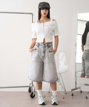 ホワイト モデル：160cm F着用