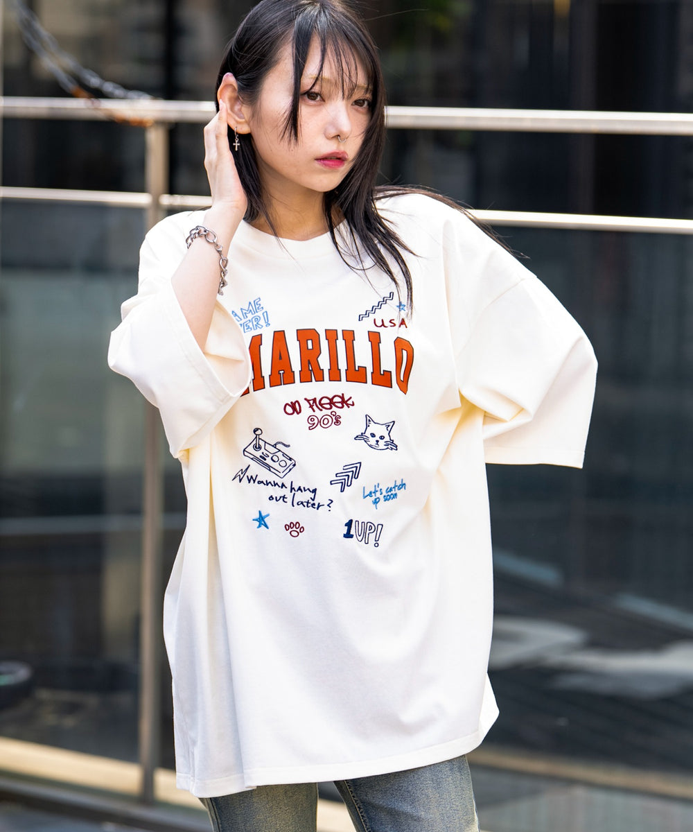 ホワイト モデル：159cm L着用