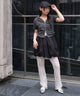 グレーボーダー モデル：159cm F着用