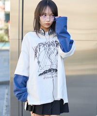 フェイクレイヤードグラフィックT（LS）