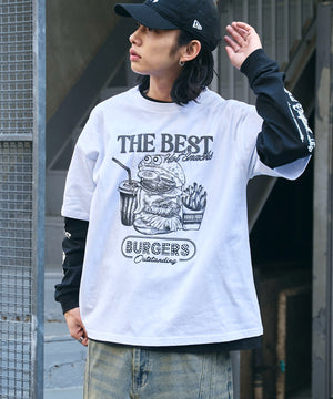 ホワイト 　モデル:175cm L着用