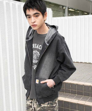 ブラック(ブラックオーバーダイ) モデル：180cm F着用
