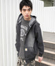 ブラック(ブラックオーバーダイ) モデル：180cm F着用