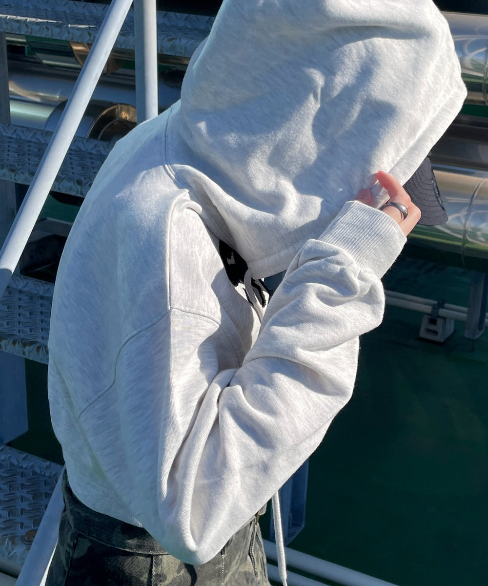 杢グレー モデル：155cm F着用