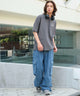 デニム淡加工 モデル：175cm L着用