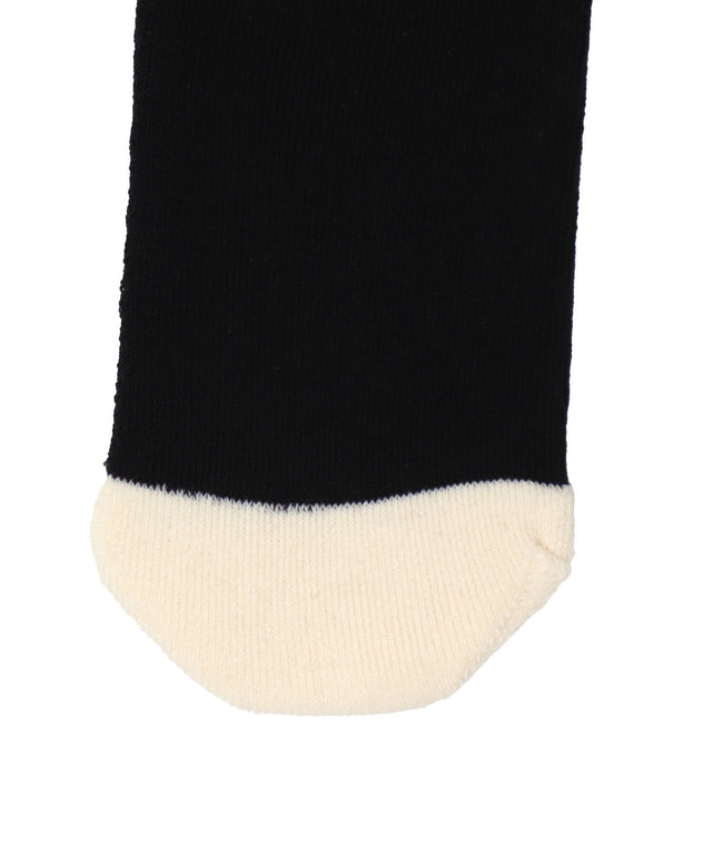 バックデザイン底パイルクルーソックス(23-25cm)