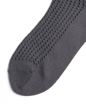 レースアップリボンソックス(23-25cm)