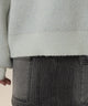 フラッフィーハーフジップニット