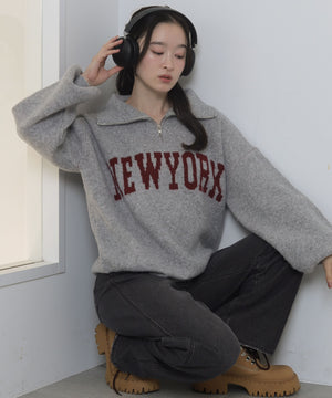 杢グレー　モデル：163cm F着用