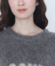 モヘアタッチBROOKLYNロゴニット