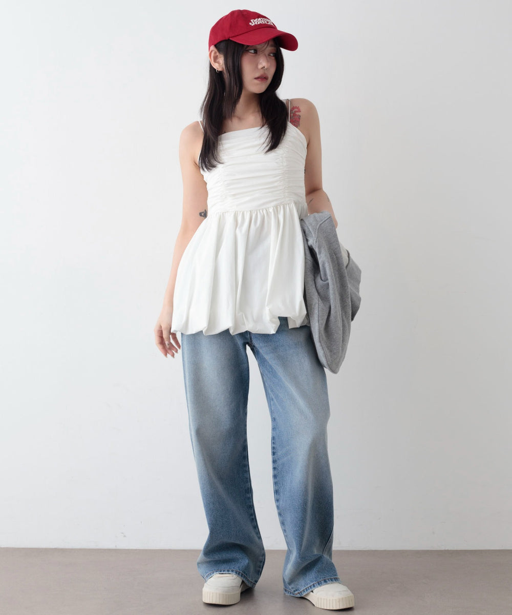 ホワイト　モデル：159cm F着用