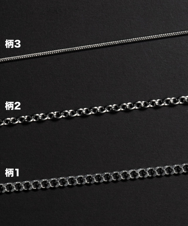 Mステンレスチェーンネックレス40cm