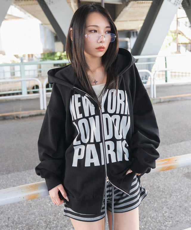杢グレー　モデル：159cm F着用