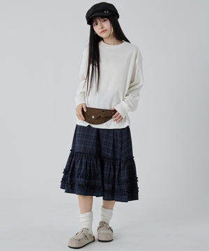 ホワイト モデル：161cm M着用
