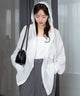 ホワイトアイボリー　モデル：165cm F着用