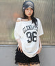 ２WAYグラフィックワンショルBIGT/柄１１　モデル：159cm F着用