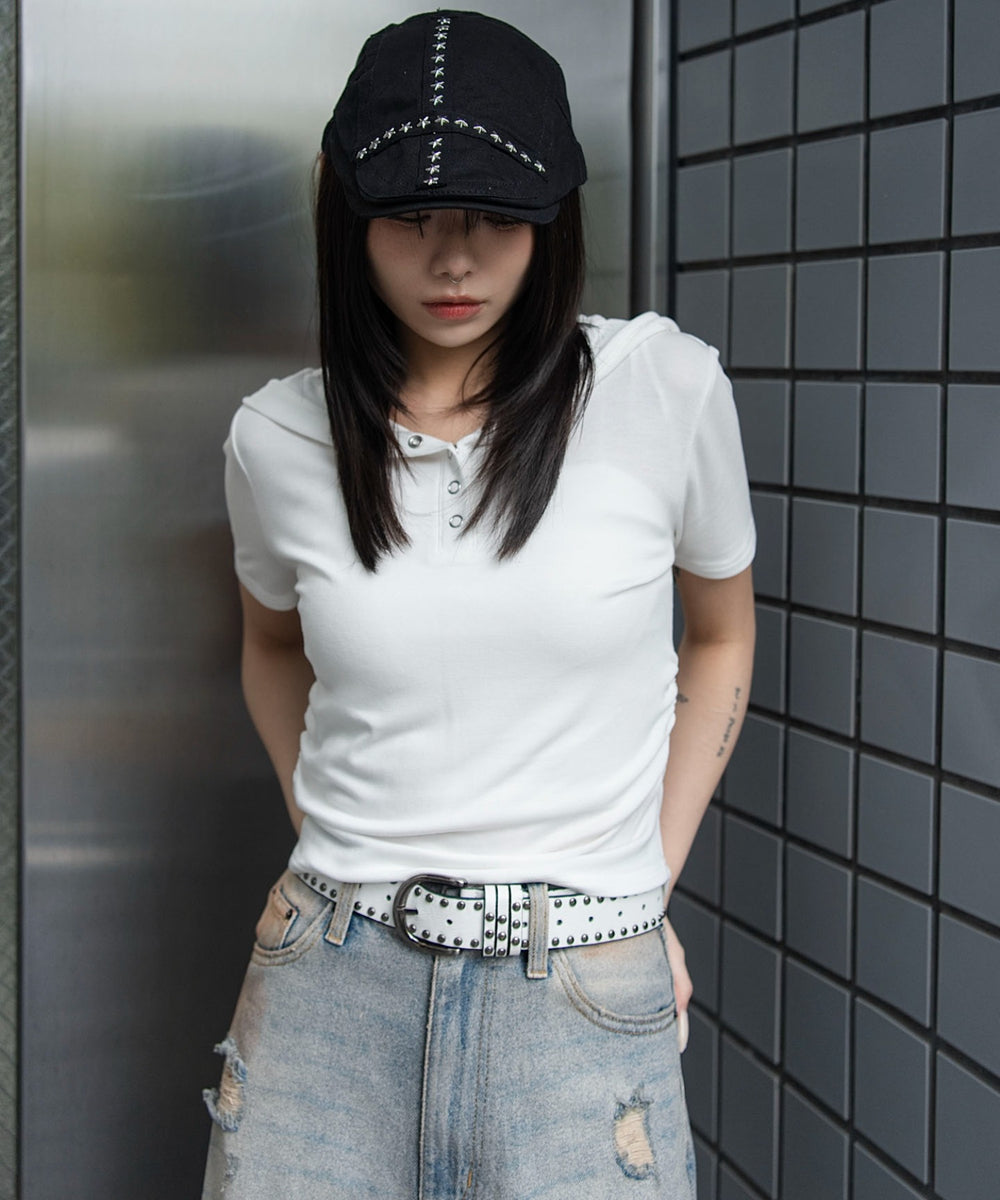 ホワイト　モデル：159cm F着用