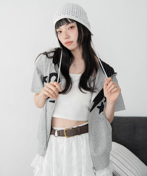 杢グレー　モデル：164cm F着用