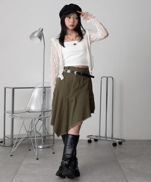 ホワイト　モデル：159cm F着用