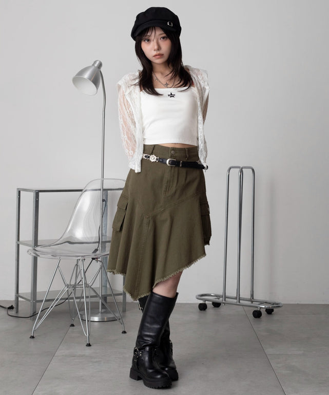 ホワイト　モデル：159cm F着用