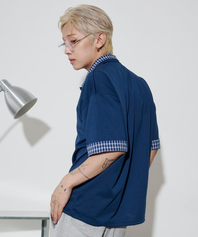ネイビー モデル：175cm L着用