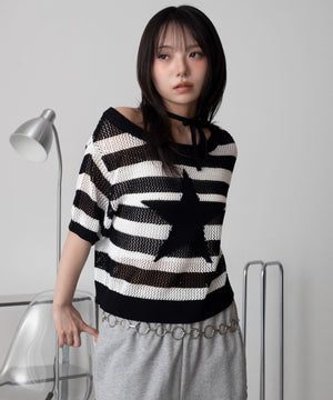 ホワイトボーダー　モデル：159cm F着用
