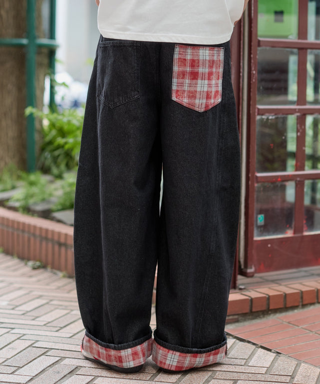 デニムブラックソノタ モデル：182cm L着用
