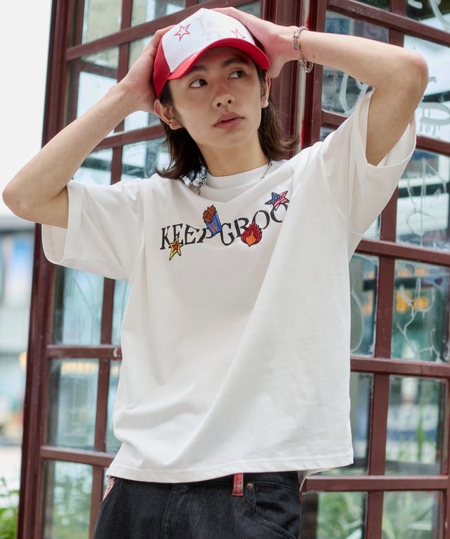 ホワイト モデル：182cm L着用