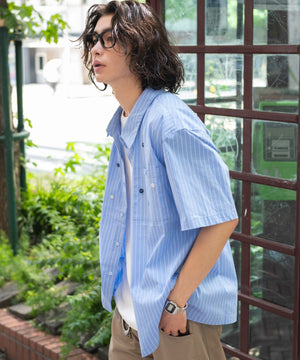 ブルー モデル：182cm L着用