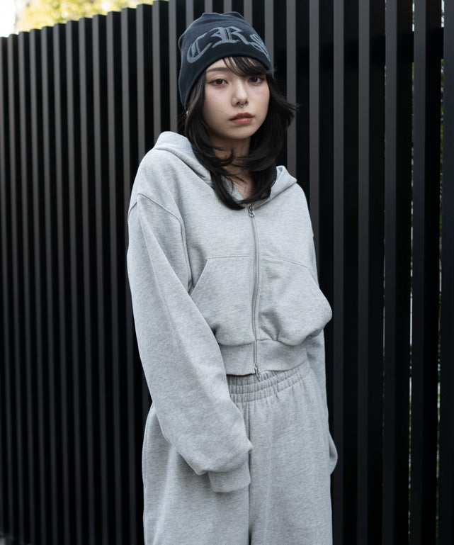 杢グレー　モデル：159cm F着用