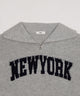 NEWYORKハーフジップニット