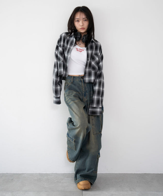 ブラック　モデル：159cm F着用