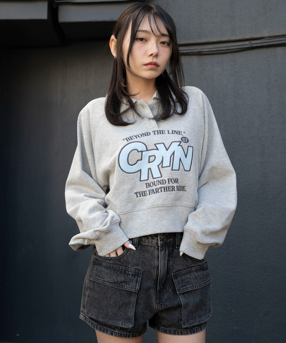 杢グレー　モデル：159cm F着用