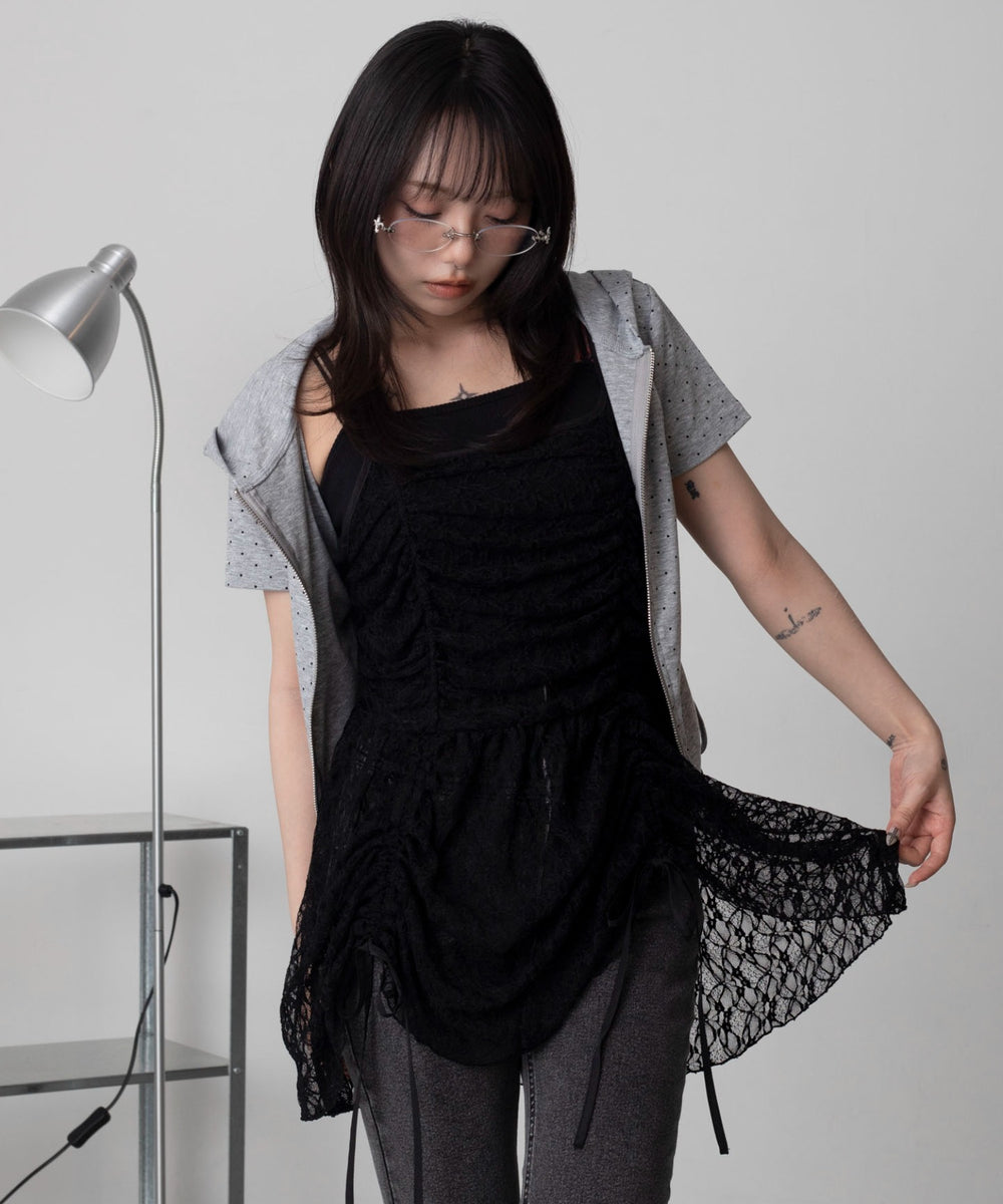 ブラック　モデル：159cm F着用