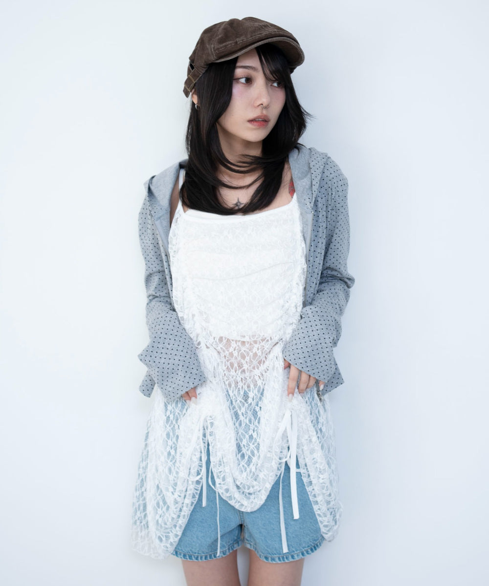 ホワイト　モデル：159cm F着用
