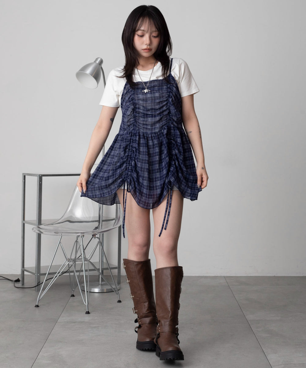 柄３　モデル：159cm F着用