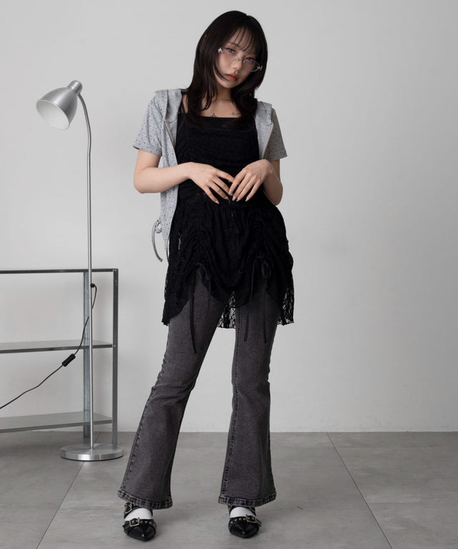 ブラック　モデル：159cm F着用
