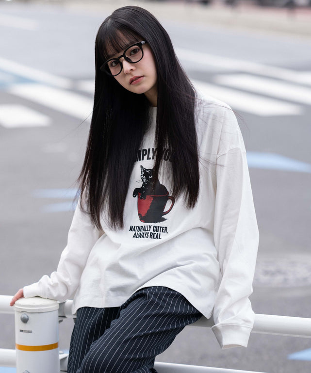 ホワイト　モデル：161cm M着用