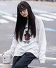 ホワイト　モデル：161cm M着用