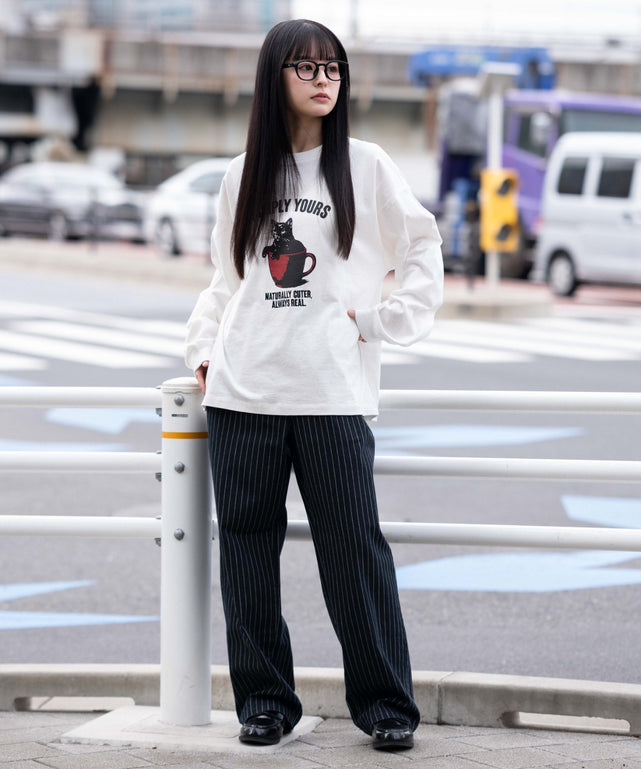 ホワイト　モデル：161cm M着用