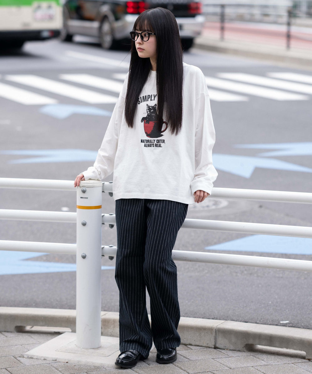 ホワイト　モデル：161cm M着用