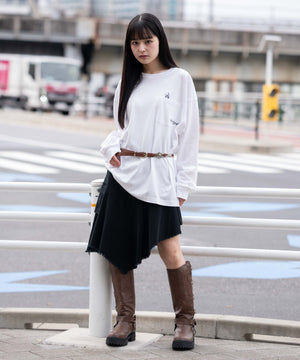 ホワイト　モデル：161cm M着用