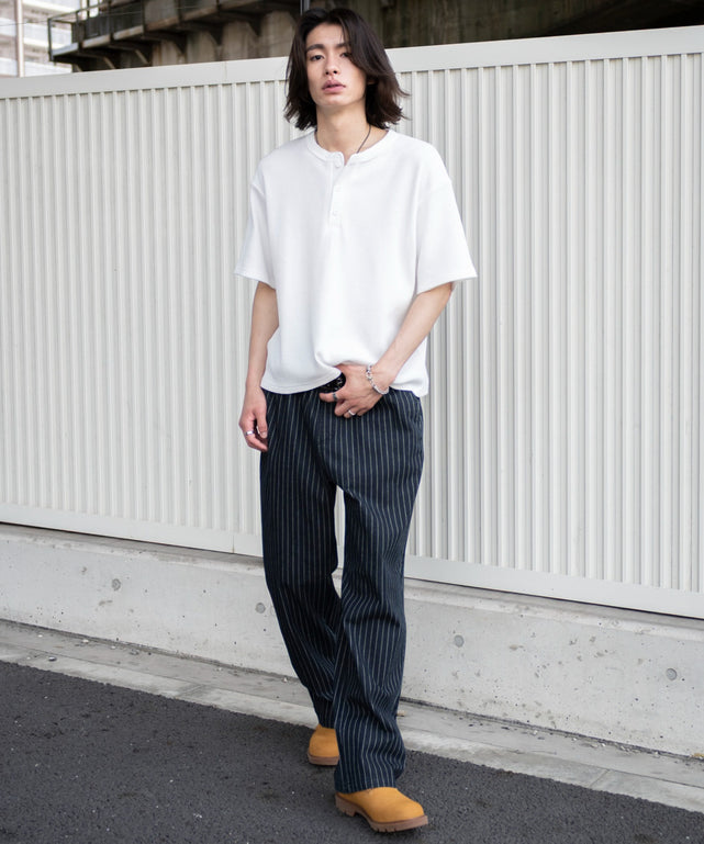 ブルーストライプ モデル：182cm L着用
