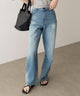 デニム中濃加工　モデル：160cm L着用