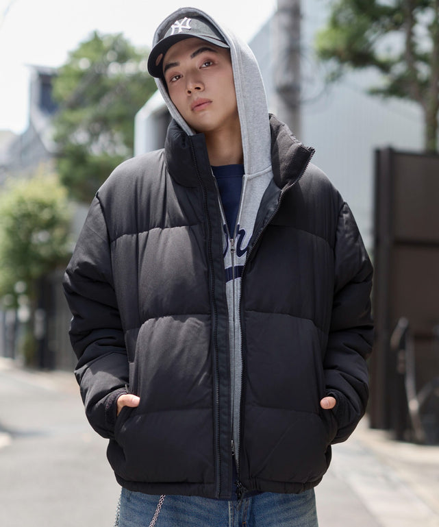 パファーブルゾン/ブラック　モデル：175cm L着用　